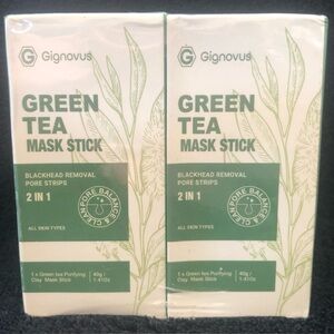 Set Of 2 Gignovus Green Tea Purifying Clay Mask Stick